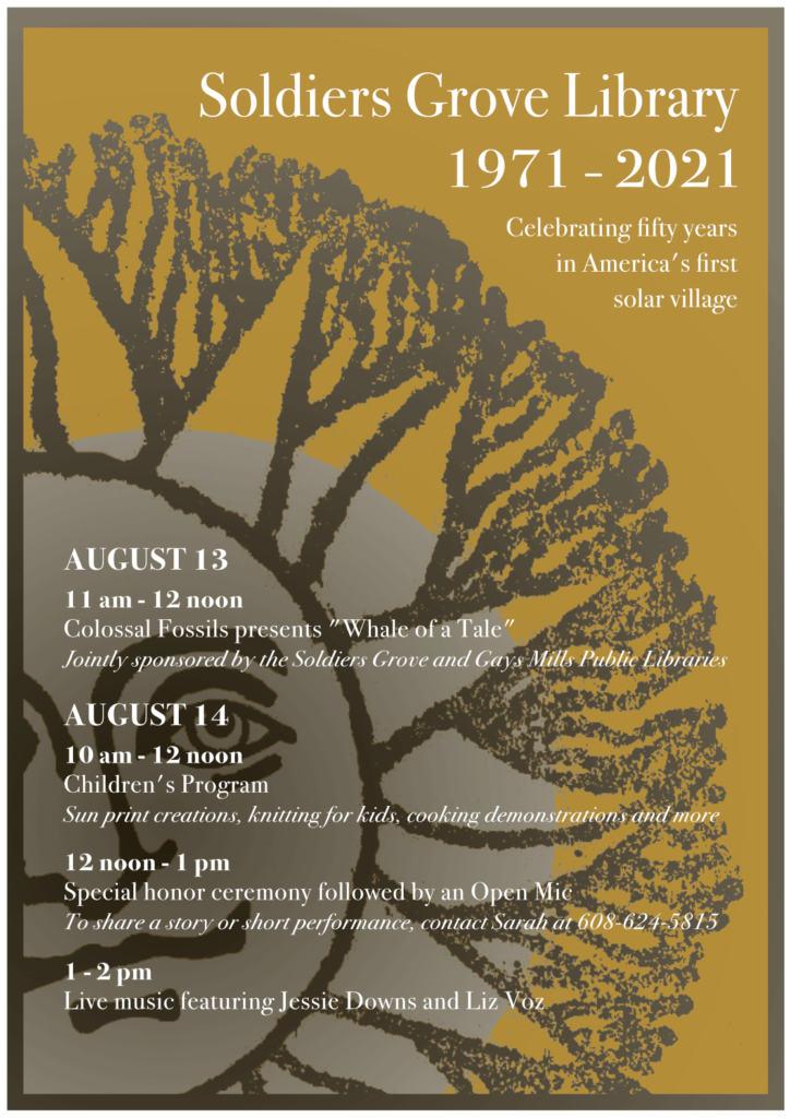 Anniversary Celebration Soldiers Grove Public Library